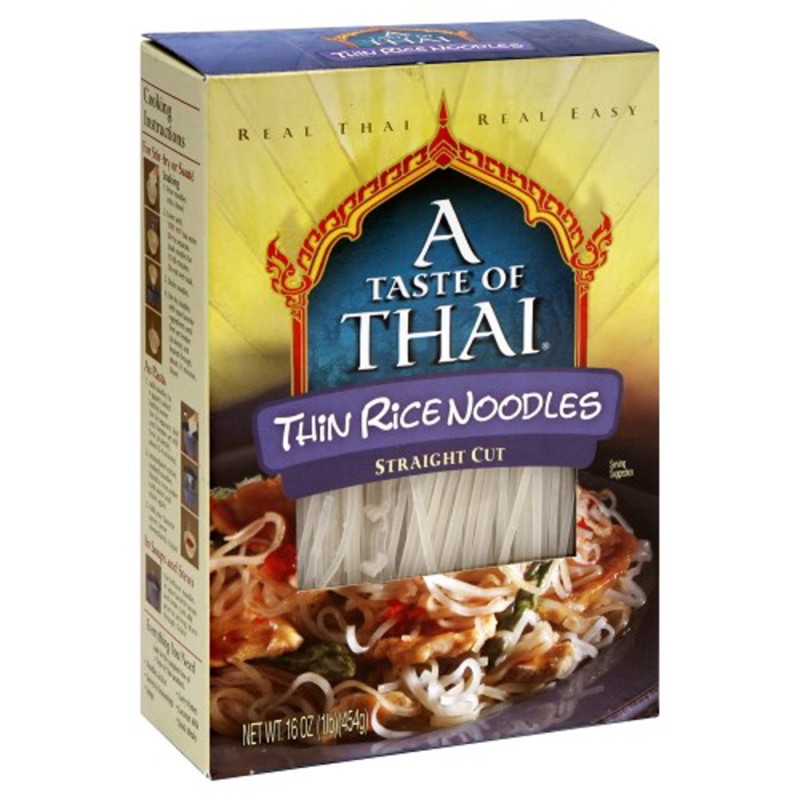 A Taste Of Thai Thin Rice Noodles Spaghetti