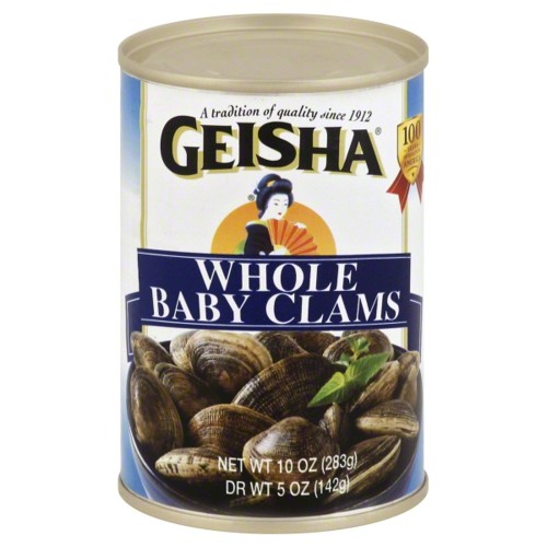 GEISHA WHOLE BABY CLAMS