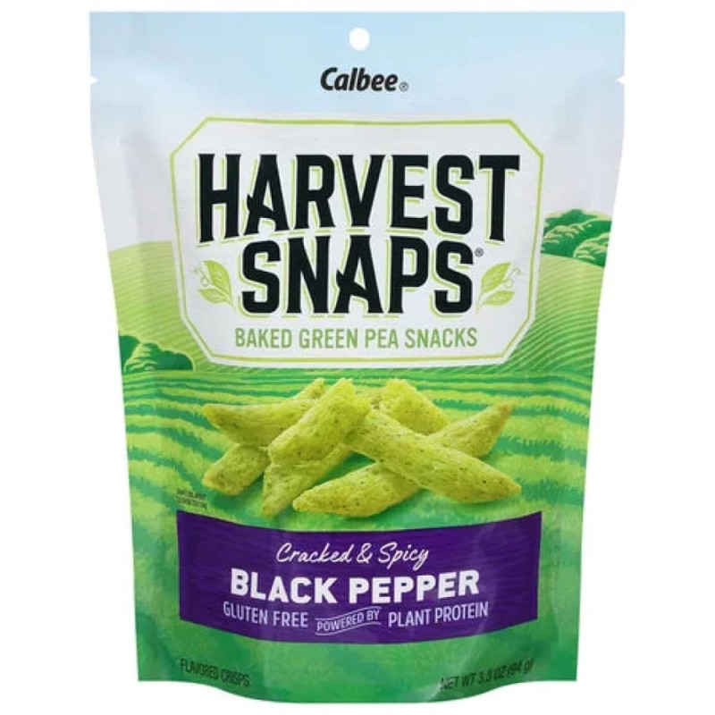 CALBEE HARVEST SNAPS CRACKED & SPICY BLACK PEPPER