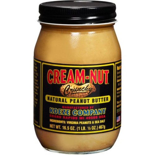 CREAME-NUT CRUNCHY PEANUT BUTTER