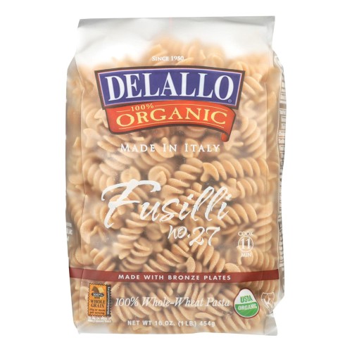 DELALLO ORG WHOLE WHEAT FUSILLI