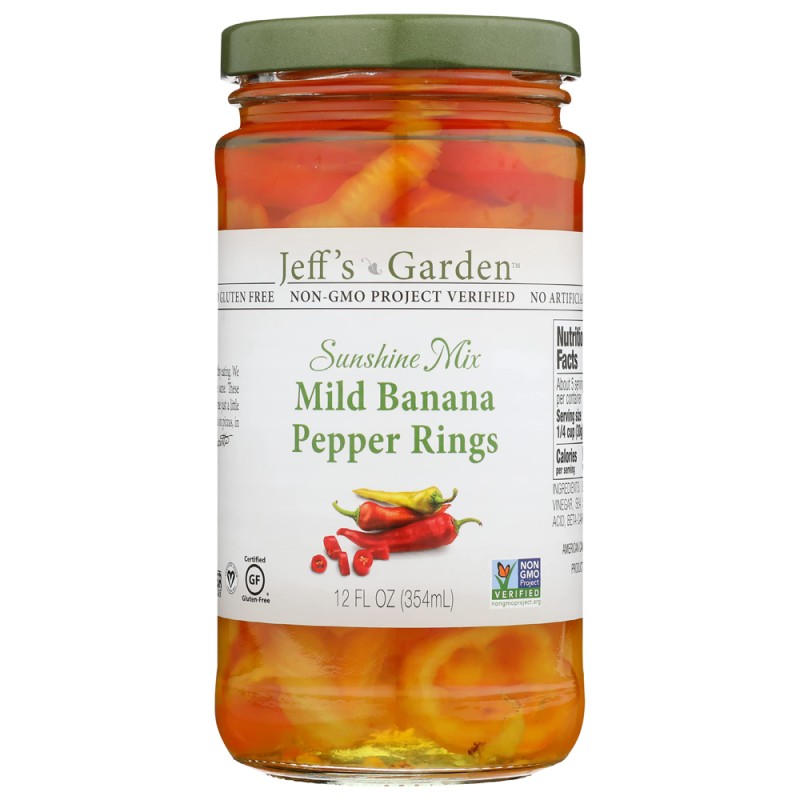 JEFF'S MILD BANANA PEPPER RINGS