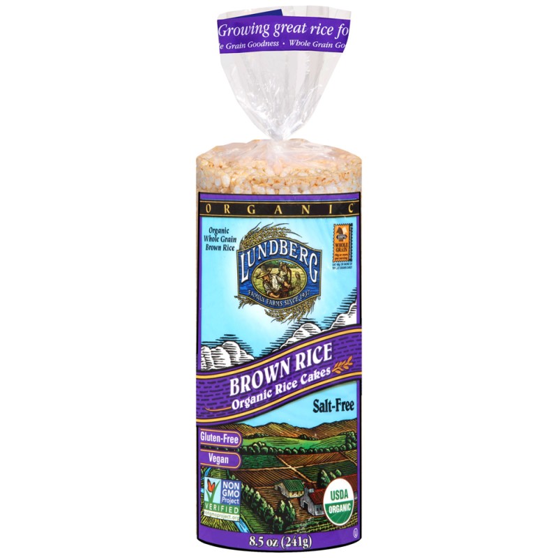 LUNDBERG ORG RICE CAKE SALT FREE