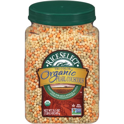 Riceselect Organic Pearl Couscous, Tri-Color