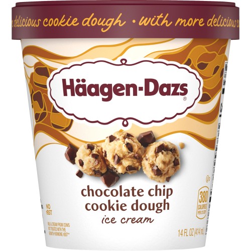 HAAGEN DAZS CHOCOLATE CHIP COOKIE DOUGH