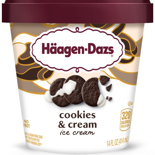 HAAGEN DAZS COOKIES & CREAM