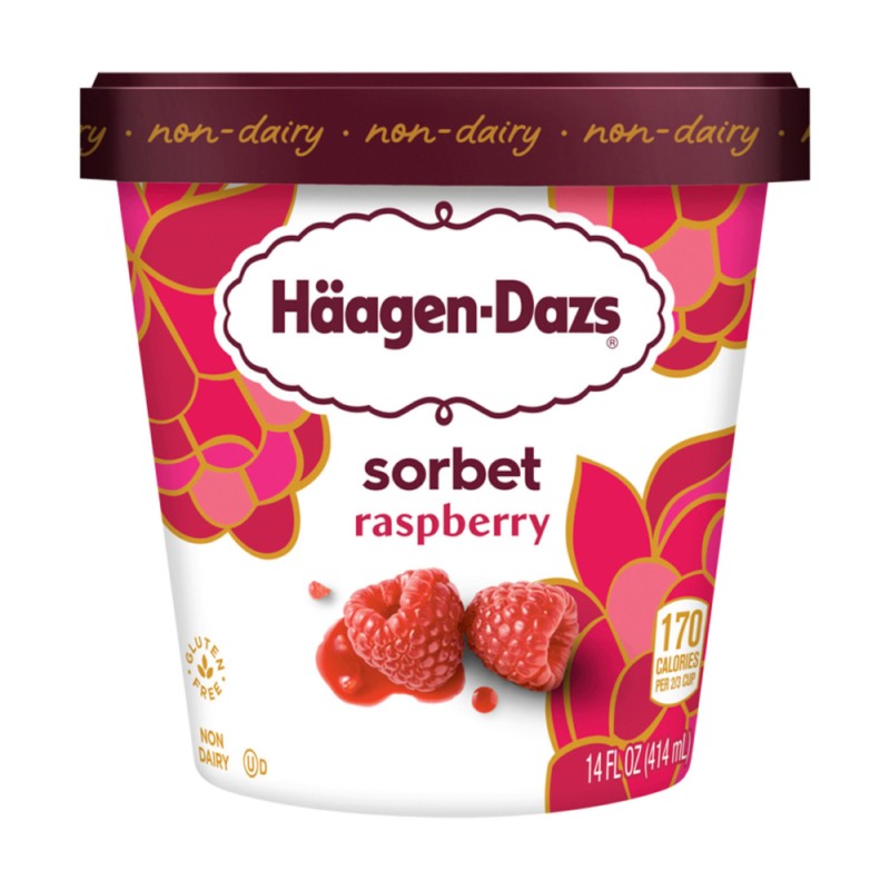 HAAGEN DAZS SORBET RASPBERRY