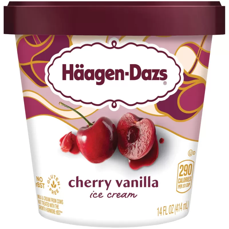 HAAGEN DAZS CHERRY VANILLA