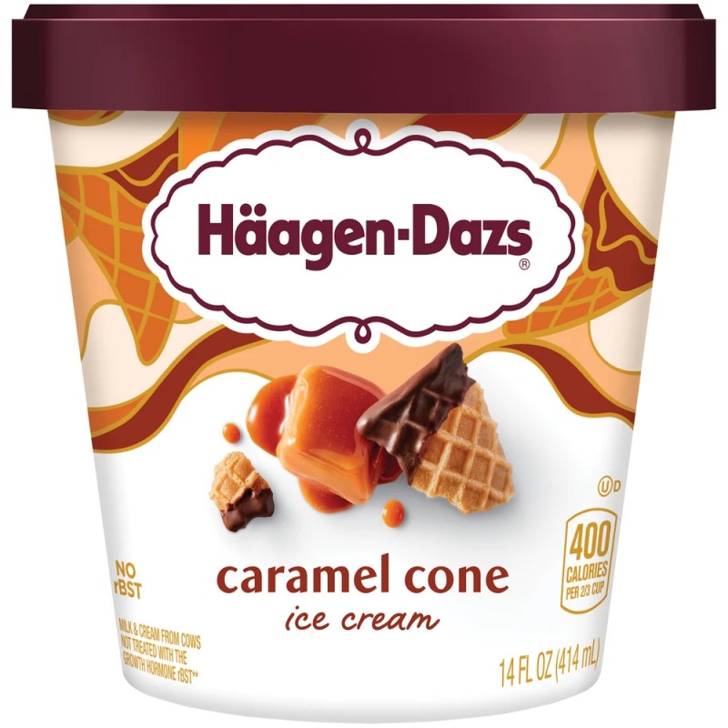 HAAGEN DAZS CARAMEL CONE