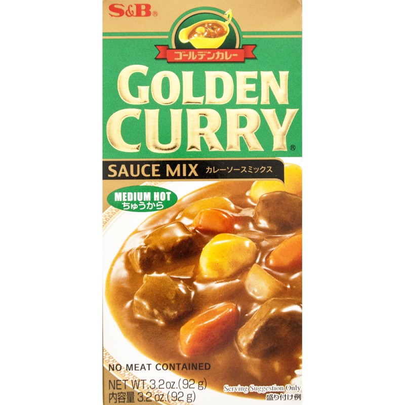 S&B Golden Curry Sauce Mix Medium Hot