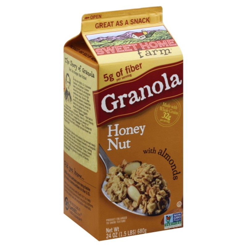 Sweet Home Farm Honey Nut Granola With Almonds, 24-Ounce