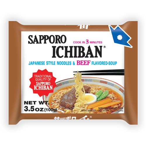 SAPPORO ICHIBAN BEEF RAMEN