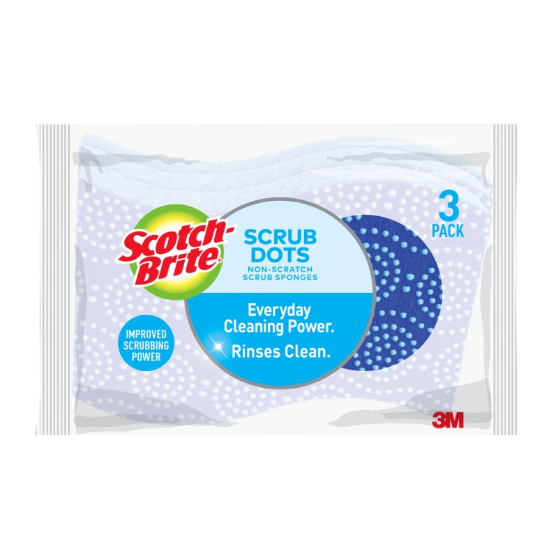 Scotch-Brite Scrub Dots Blue