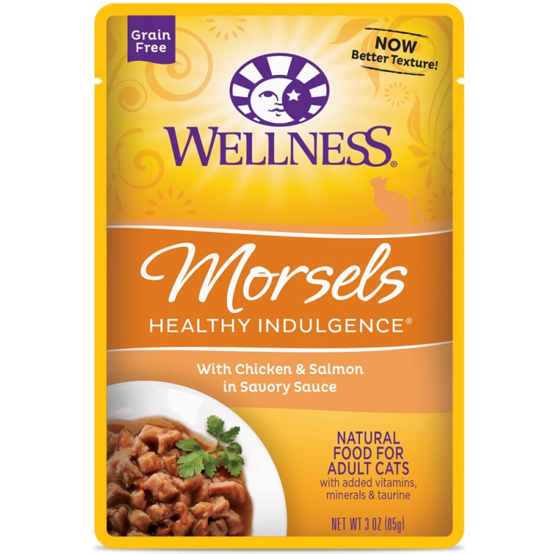 WELLNESS MORSELS CHICKEN & SALMON