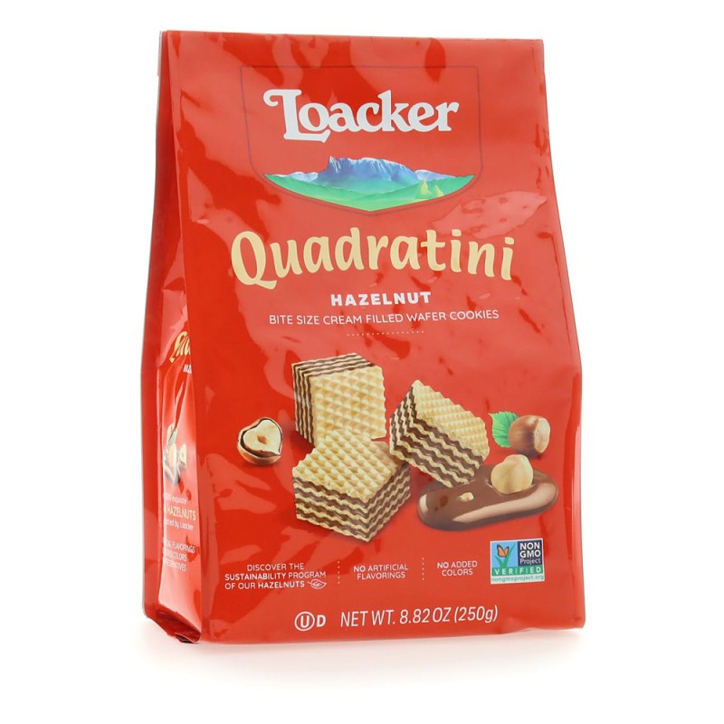 Loacker Quadratini Cookies Hazelnut