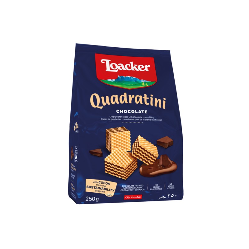 Loacker Quadratini Cookies Chocolate