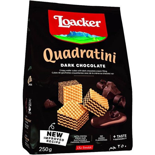 LOACKER QUADRATINI DARK CHOCOLATE