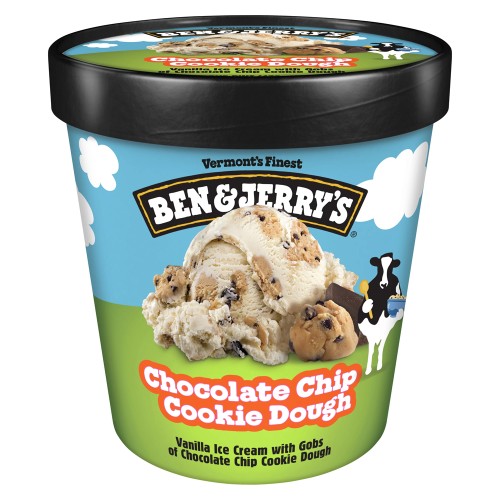 BEN & JERRY CHOCOLATE CHIP COOKIE DOUGH