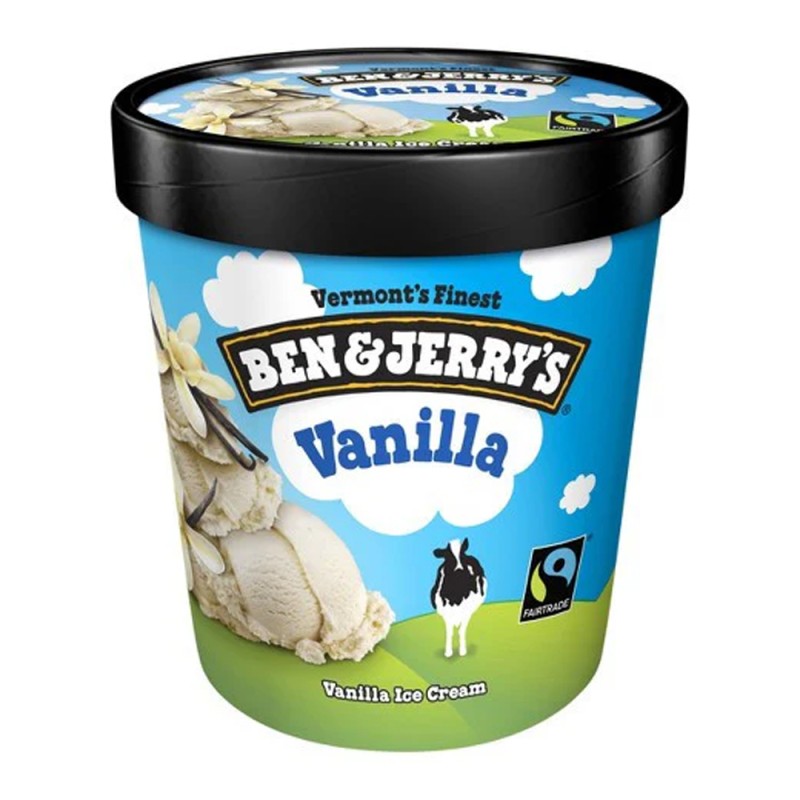 BEN & JERRY'S VANILLA