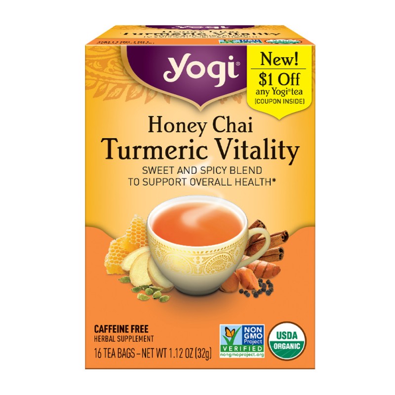 Yogi Honey Chai Turmeric Vitality