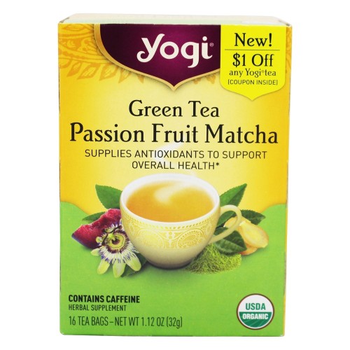 Yogi Green Tea Passion Fruit Matcha