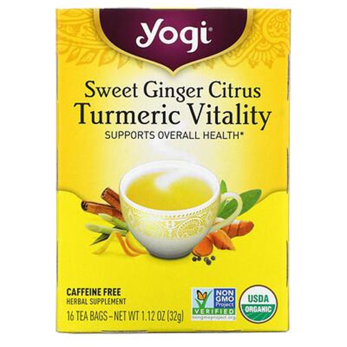 Yogi Sweet Ginger Citrus Turmeric Vitality