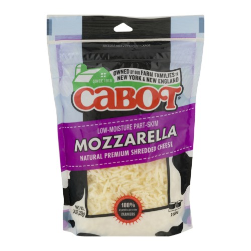 Cabot Cheese Shredded Mozzarella