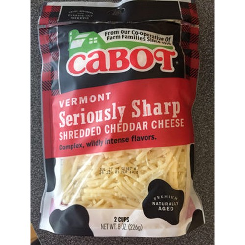 Cabot Shredded Cheddar Seriously Sharp