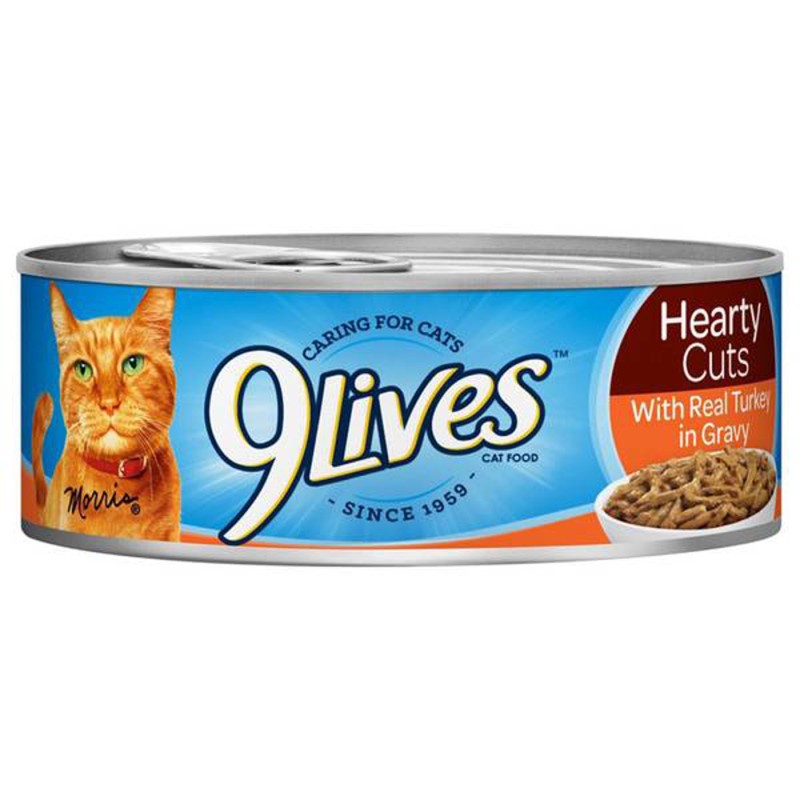 9LIVES W/ REAL TURKEY IN GRAVY