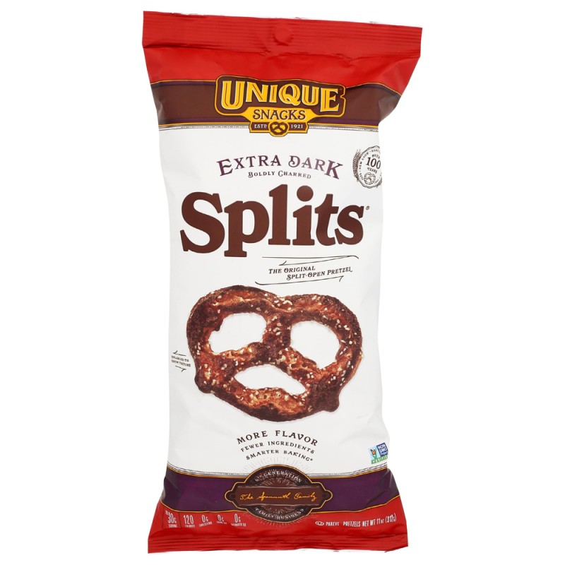 Unique Extra Dark Splits Pretzels