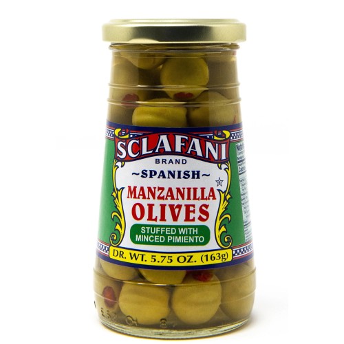 SCLAFANI MANZANILLA OLIVES 5.75oz