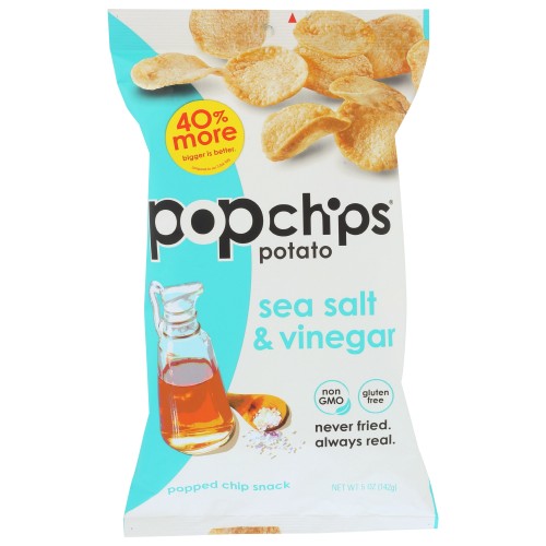 POPCHIPS ORIGINAL SEA SALT & VINEGAR FLAVORED