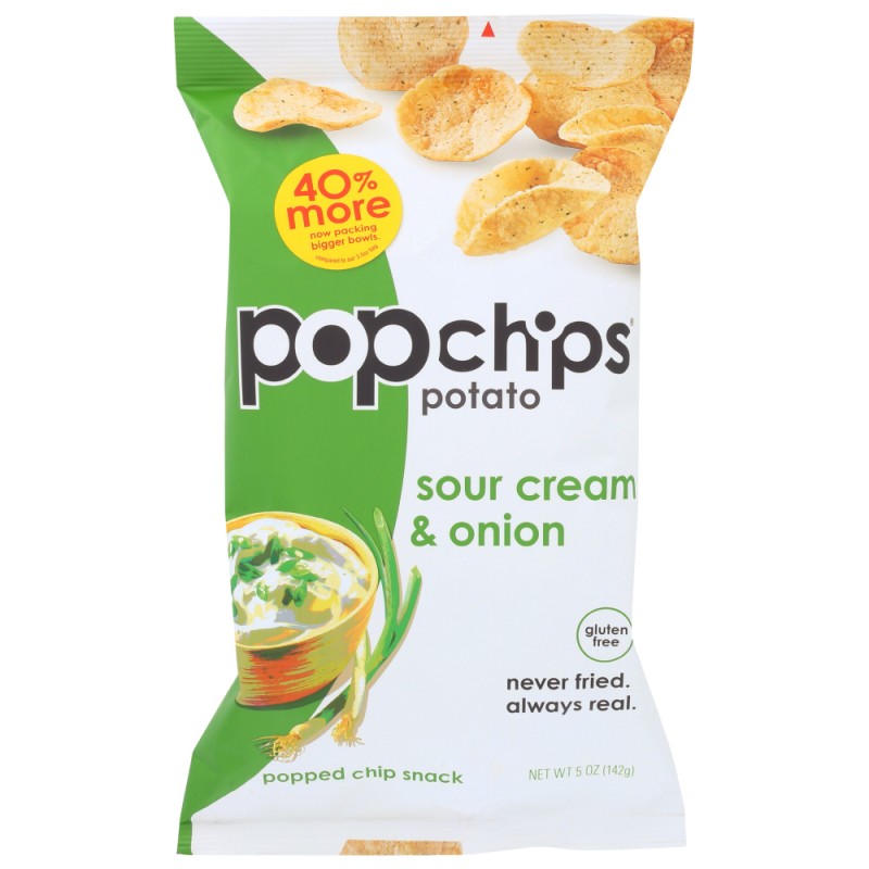 Popchips Potato Chips Sour Cream & Onion