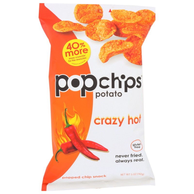 POPCHIPS ORIGINAL CRAZY HOT FLAVORED