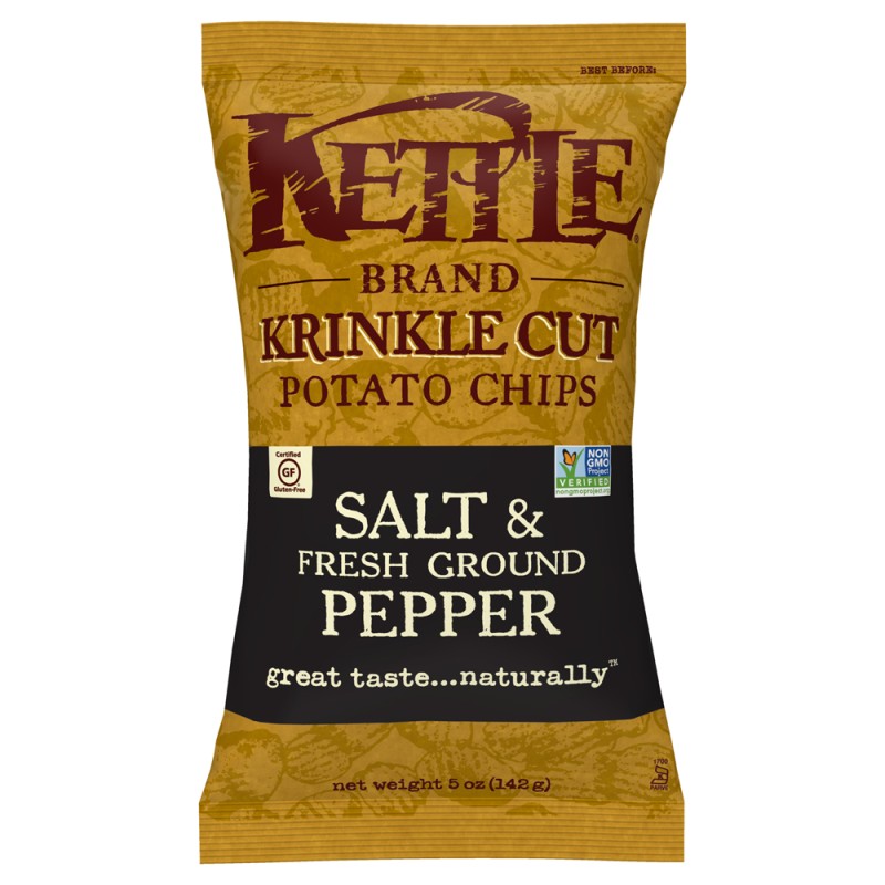 Kettle Chips Salt & pepper Krinkle Chips