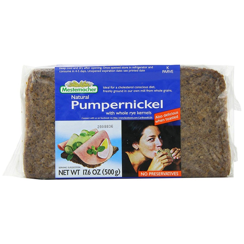 Mestemacher Bread Pumpernickel 17.6 oz