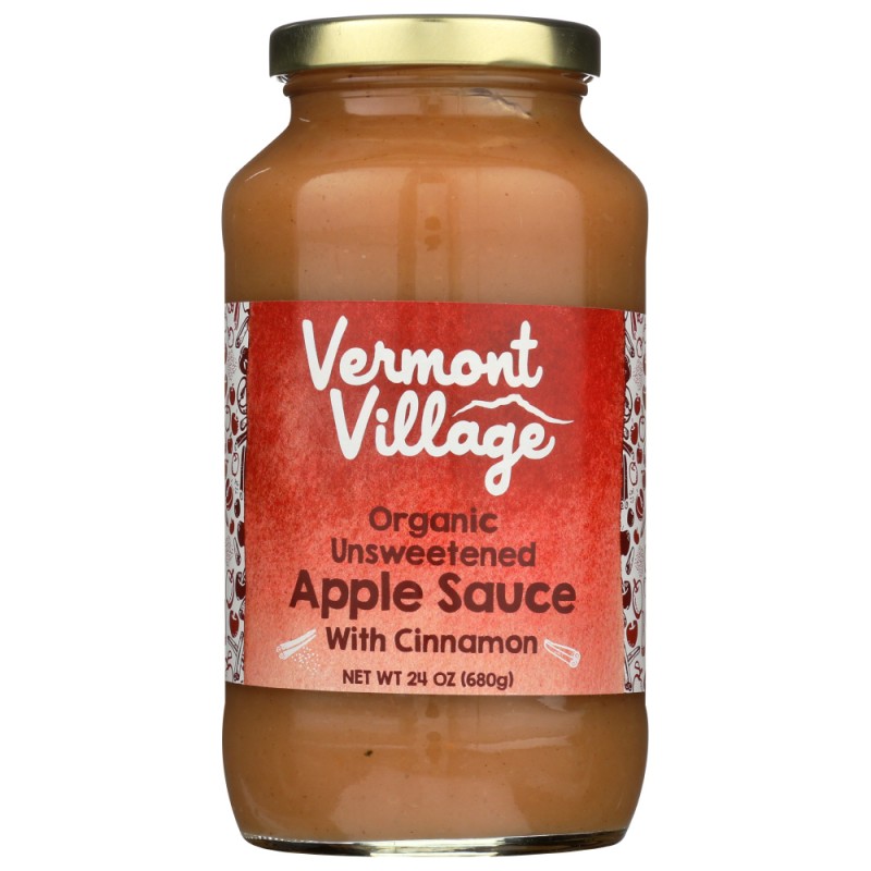 VERMONT VILLAGE ORG APPLE SAUCE WITH CINNAMON