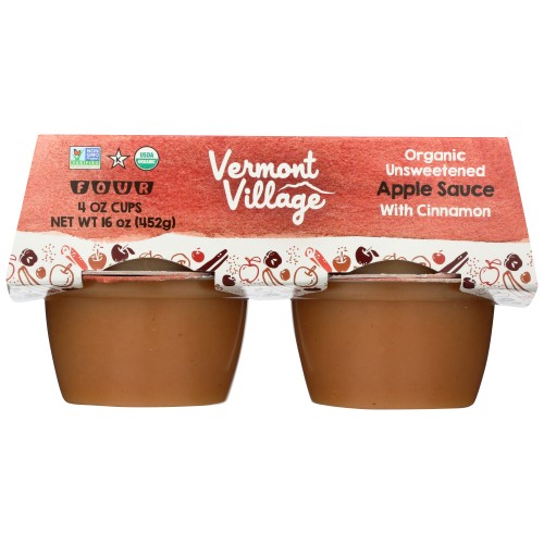 VERMONT VILLAGE APPLE SAUCE WITH CINNAMON