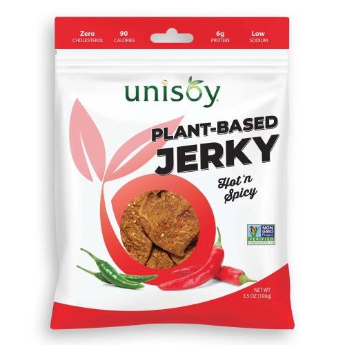 Unisoy Vegan Jerky Hot'n Spicy