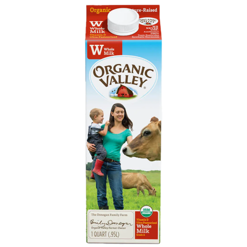 Organic Valley Whole Milk Quart