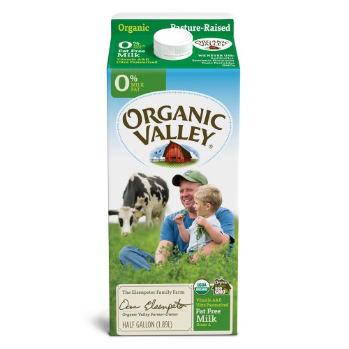 ORG VALLEY 0% FAT FREE MILK