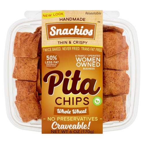 Snackios Pita Chips Whole Wheat