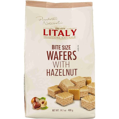 Litaly Bite Size Wafers With Hazelnut