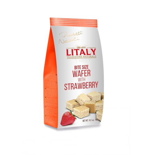 Litaly Waffers With Strawberry