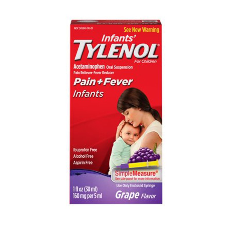 Tylenol Infant Drops - Grape - 1 Oz