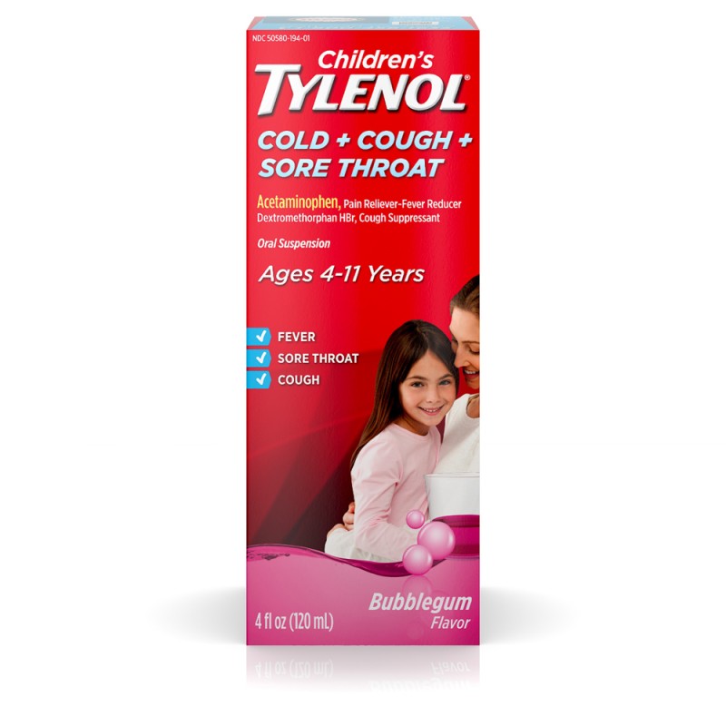 Children's Tyenol Bubble Gum Flavor