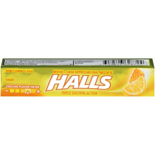 HALLS HONEY LEMON FLAVOR