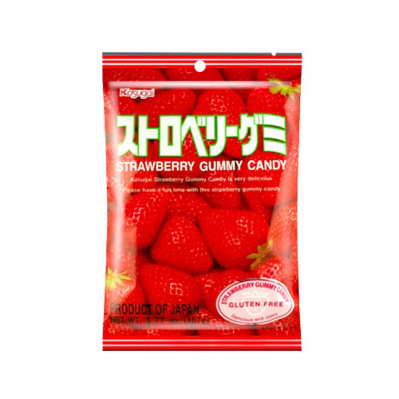 Kasugai Strawberry Gummy Candies