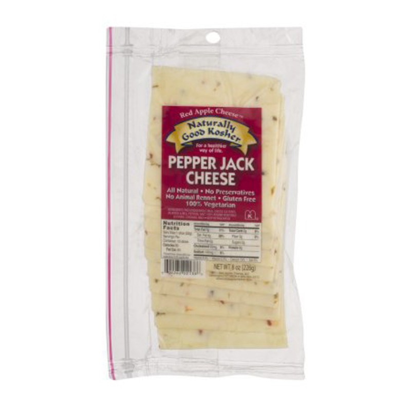 NATURALLY GOOD KOSHER PEPPER JACK CHEESE