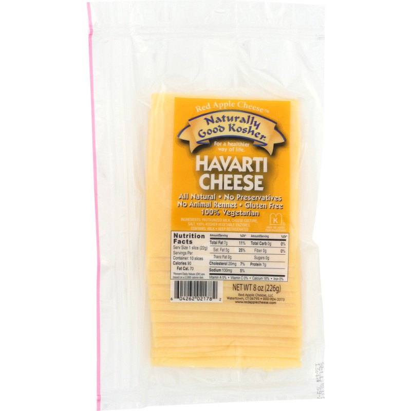 NATURALLY GOOD KOSHER HAVERTI CHEESE